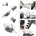 16 in 1 Multifunction Folding Bicycle Repair Combination Tools, 16 in 1