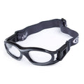0860-01 Protective Sports Goggles Safety Basketball Glasses for Kids with Adjustable Strap Black