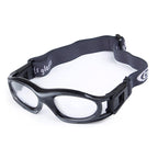 0860-01 Protective Sports Goggles Safety Basketball Glasses for Kids with Adjustable Strap Black