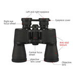 20x50 Powerful Outdoor High Definition High Times Zoom Binocular Telescope for Hunting / Camping, 20X50