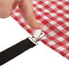 4 PCS Adjustable Bedspread Tablecloth Curtain Sofa Cover Holder Tent Metal Fixed Clips