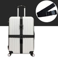 Cross Rainbow Elastic Telescopic Bag Bungee Luggage Packing Belt Travel Luggage Fixed Strap Black