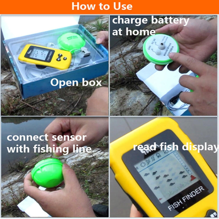 TL86 Portable Wireless Color Screen Fishing Device Fishfinder, TL86 – Durable Build, Easy to Use