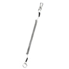 Outdoor Multi-functional Anti-lost Keychain TPU Spring Lanyard, Length: 32cm, Anti-lost Keychain (Grey), Anti-lost Keychain (Green) Anti-lost Keychain (Grey) Grey