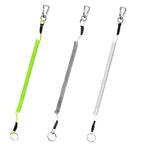 Outdoor Multi-functional Anti-lost Keychain TPU Spring Lanyard, Length: 32cm, Anti-lost Keychain (Grey), Anti-lost Keychain (Green)