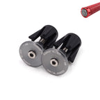 2 PCS Bicycle Bike Aluminum Handlebar End Plugs, 17mm Grey 17mm Grey Grey