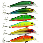 HENGJIA 6 PCS 8.5cm 8.9g Minnow Plastic Hard Baits Fishing Lures Set Fishing Tackle Baits, 6 PCS 8.5cm 8.9g 6 PCS 8.5cm 8.9g
