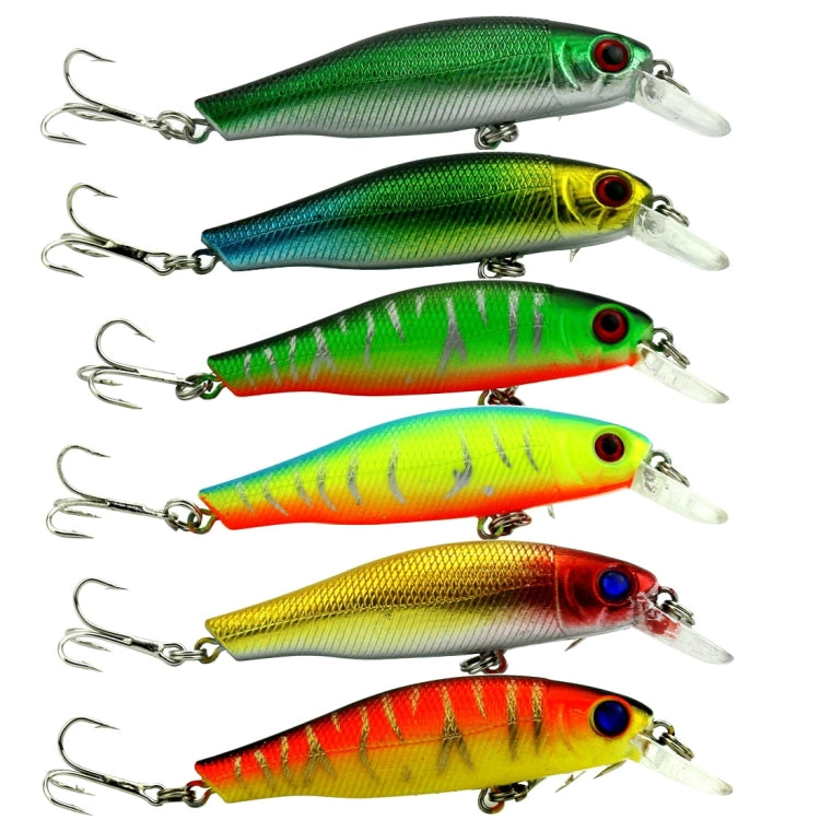 HENGJIA 6 PCS 8.5cm 8.9g Minnow Plastic Hard Baits Fishing Lures Set Fishing Tackle Baits, 6 PCS 8.5cm 8.9g 6 PCS 8.5cm 8.9g