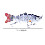 HENGJIA JM020 11cm 18g Multi-section Plastic Hard Baits Fishing Lures Set Fishing Tackle Baits, 1#, 3#, 4#, 5#