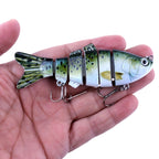HENGJIA JM020 11cm 18g Multi-section Plastic Hard Baits Fishing Lures Set Fishing Tackle Baits, 1#, 3#, 4#, 5#