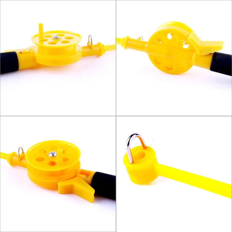 33cm Portable Ice Fishing Rod Plastic Winter Fish Rod Mini Stream Pond Fishing Pole – Durable Build, Easy to Use