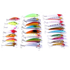 HENGJIA 26 PCS Minnow Fishing Lure Set 4 Models Fishing Tackle Plastic Hard Bait, 26 PCS 26 PCS