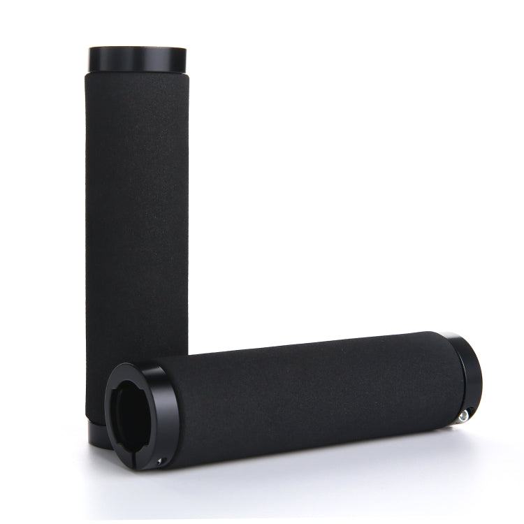 1 Pair AG36 Alloy Lock-Rings + Sponge Bicycle Handlebar Grip, AG36 AG36 Black