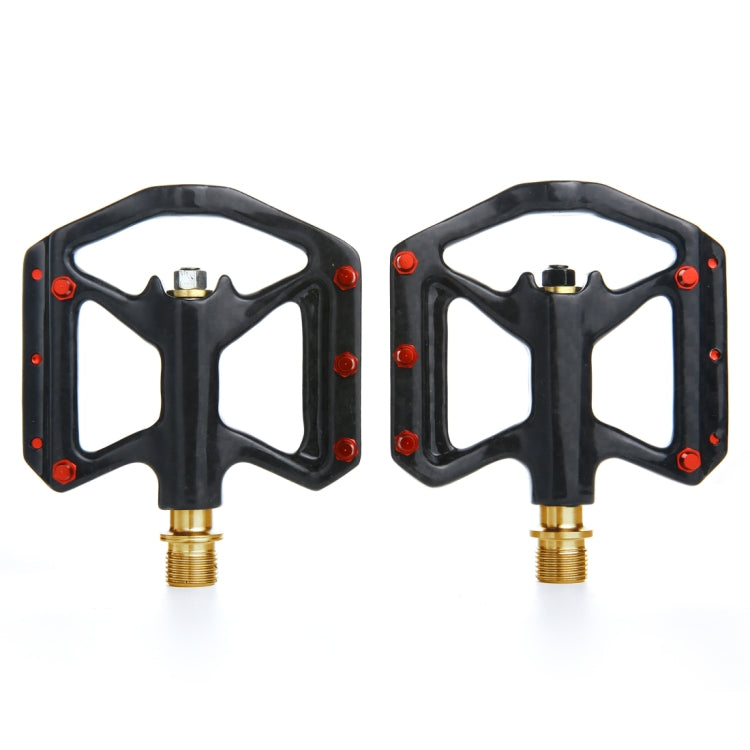 1 Pair B251C Road Bike Carbon Fiber + Titanium Axle Pedals, B251C B251C