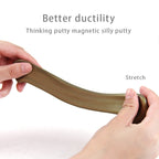 DIY Plasticine Slime Magnetic Rubber Mud Stress Reducer Anti-Anxiety Bouncing Putty Magic Clay Education Toy for Kids and Adults, Small Iron Box Size: 6x2.5cm – Magnetic