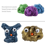 DIY Plasticine Slime Magnetic Rubber Mud Stress Reducer Anti-Anxiety Bouncing Putty Magic Clay Education Toy for Kids and Adults, Big Iron Box Size: 8x2.5cm