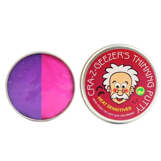 DIY Plasticine Slime Sensitive Temperature Discoloration Mud Stress Reducer Anti-Anxiety Toy Color Putty Magic Clay Education Toys for Kids and Adults, Iron Box Size: 6x2.5cm, OG1263A, OG1263B, OG1263C, OG1263D