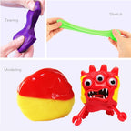 DIY Plasticine Slime Sensitive Temperature Discoloration Mud Stress Reducer Anti-Anxiety Toy Color Putty Magic Clay Education Toys for Kids and Adults, Iron Box Size: 6x2.5cm, OG1263A, OG1263B, OG1263C, OG1263D