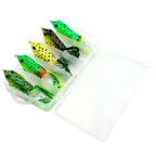 HENGJIA 5 PCS Soft Baits Water-hit Fishing Lures Ray Frog Baits with Plastic Box, Soft Baits Water-hit Fishing – Durable Build, Easy to Use Soft Baits Water-hit Fishing