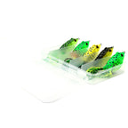 HENGJIA 5 PCS Soft Baits Water-hit Fishing Lures Ray Frog Baits with Plastic Box, Soft Baits Water-hit Fishing – Durable Build, Easy to Use