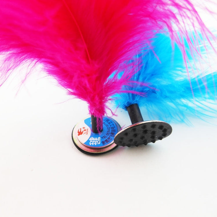 5 PCS Turkey Feather Kick Shuttlecock Foot Exercise Toy, Random Color Delivery – Durable Build, Easy to Use