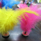 5 PCS Turkey Feather Kick Shuttlecock Foot Exercise Toy, Random Color Delivery – Durable Build, Easy to Use