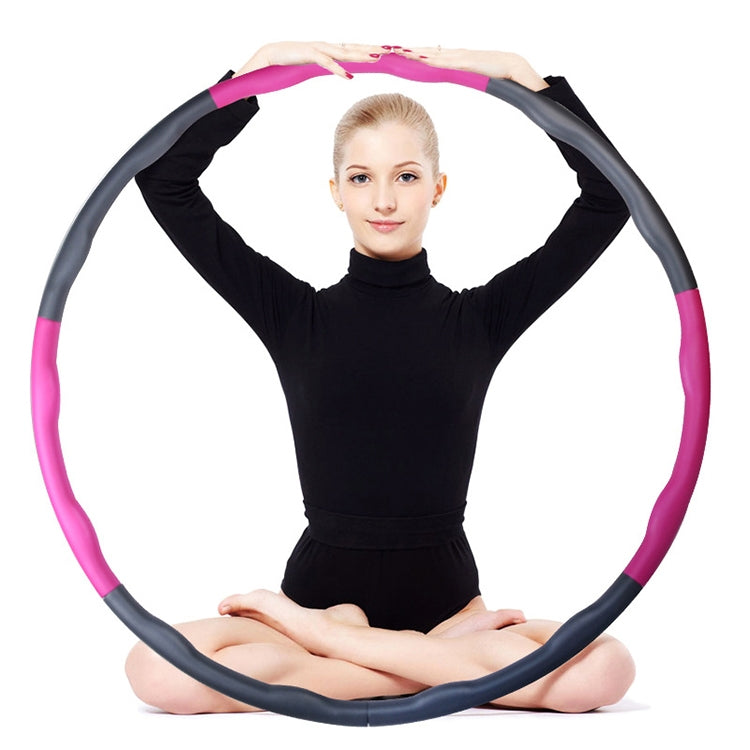 1.2kg 6-Section Heavy Fitness Removable Sponge Foam Massage Fitness Circle for Adult, 1.2kg 6-Section, 1.2kg 8-Section 1.2kg 6-Section Magenta