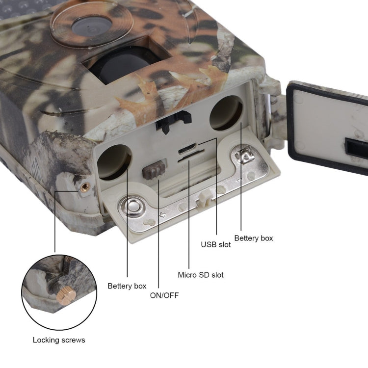PR-100 1MP IP54 Waterproof IR Night Vision Security Hunting Trail Camera, Sunplus 1628 Program, 120 Degree Wide Angle,100 Degree PIR Sensing Angle, PR100 – Waterproof