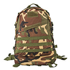 INDEPMAN DL-B001 Fashion Camouflage Style Men Oxford Cloth Backpack Shoulders Bag 40L Outdoors Hiking Camping Travelling Bag 3D Package with Expanded MOLLE & Magic Sticker & Adjustable Shoulder Strap, Size: 51 x 42 x 22 cm – Waterproof, Wear-resistant Woodland Camouflage