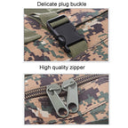 INDEPMAN DL-B001 Fashion Camouflage Style Men Oxford Cloth Backpack Shoulders Bag 40L Outdoors Hiking Camping Travelling Bag 3D Package with Expanded MOLLE & Magic Sticker & Adjustable Shoulder Strap, Size: 51 x 42 x 22 cm – Waterproof, Wear-resistant
