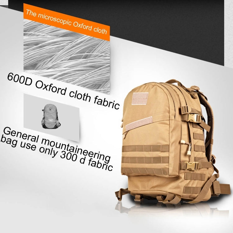INDEPMAN DL-B001 Fashion Camouflage Style Men Oxford Cloth Backpack Shoulders Bag 40L Outdoors Hiking Camping Travelling Bag 3D Package with Expanded MOLLE & Magic Sticker & Adjustable Shoulder Strap, Size: 51 x 42 x 22 cm – Waterproof, Wear-resistant