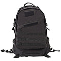 INDEPMAN DL-B001 Fashion Camouflage Style Men Oxford Cloth Backpack Shoulders Bag 40L Outdoors Hiking Camping Travelling Bag 3D Package with Expanded MOLLE & Magic Sticker & Adjustable Shoulder Strap, Size: 51 x 42 x 22 cm – Waterproof, Wear-resistant Black