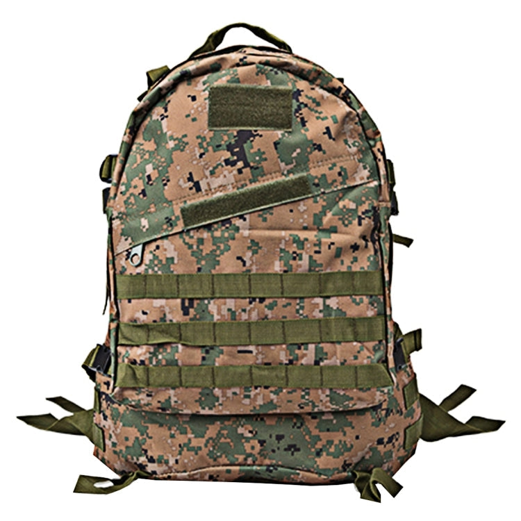 INDEPMAN DL-B001 Fashion Camouflage Style Men Oxford Cloth Backpack Shoulders Bag 40L Outdoors Hiking Camping Travelling Bag 3D Package with Expanded MOLLE & Magic Sticker & Adjustable Shoulder Strap, Size: 51 x 42 x 22 cm – Waterproof, Wear-resistant Digital Jungle