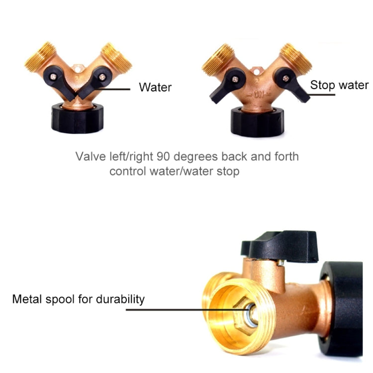 2 In 1 Household Water Tap Valve Shunt Connector, Water Tap Valve Shunt Connector