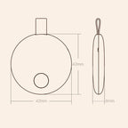 Original Xiaomi Youpin Ranres Intelligent Anti-lost Device Two-way Search Bluetooth Alarm Smart Positioning Finder, Distance: 15m, RW01MN Pink, RW01MN Green, RW01MN White – Bluetooth