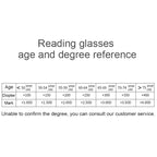 Rimless Anti Blue-ray Blue Film Lenses Presbyopic Glasses, +2.00D, +2.00D