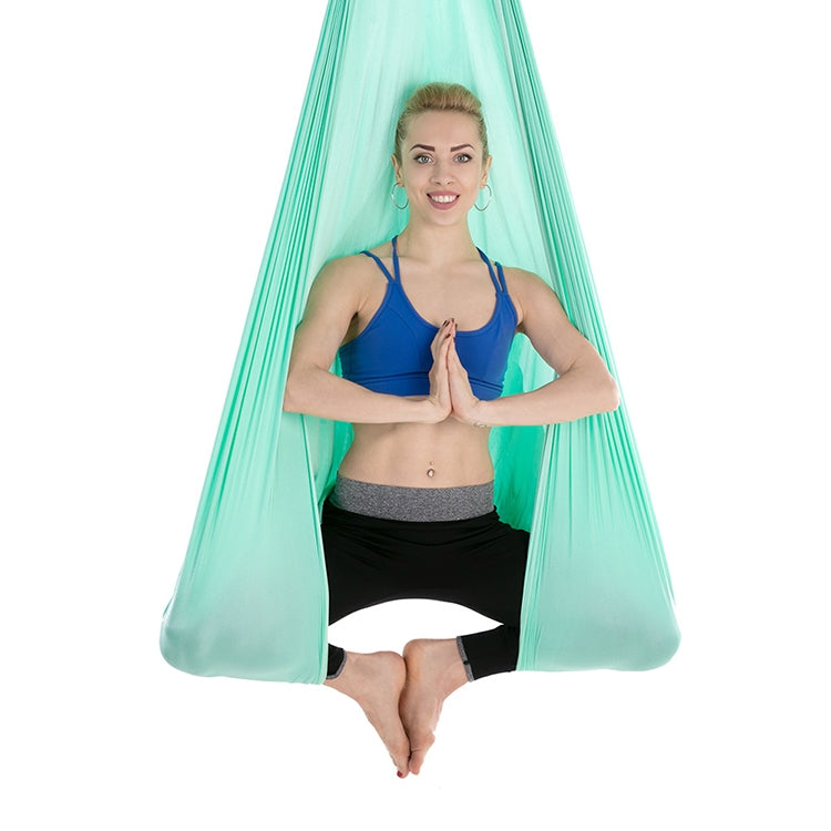 Household Handstand Elastic Stretching Rope Aerial Yoga Hammock Set – Durable Build, Easy to Use Green Light