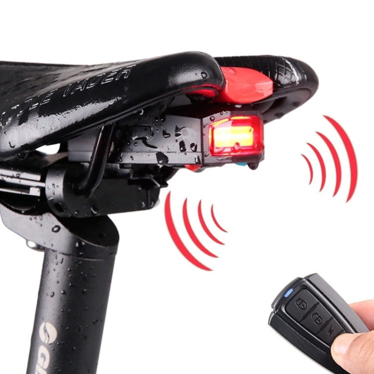 IP65 Waterproof USB Rechargeable Smart COB LED Alarm Bicycle Rear Light Taillight with Remote Control, Control Distance: 1-100m, IP65 Waterproof Taillight IP65 Waterproof Taillight