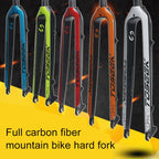 TOSEEK Ultra Light 29 Inch 435mm Mountain Bike Full Carbon Front Fork Straight Head Tube Disc Brake, 29 Inch 435mm