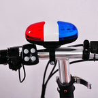 Bicycle 4 Tone Electronic Horn Mountain Bike LED Tail Light Bicycle Multifunction Horn, 4 Tone Horn LED Tail Light 4 Tone Horn LED Tail Light