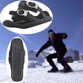 One Pair Outdoor Sports Mini Ski Shoes Ski Board, Size: One Size, without Leather Buckle Strap without Leather Buckle Strap