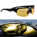 Yellow Lens Anti Glare Night Vision Glasses Safety Driver Sunglasses for Men / Women Default Title