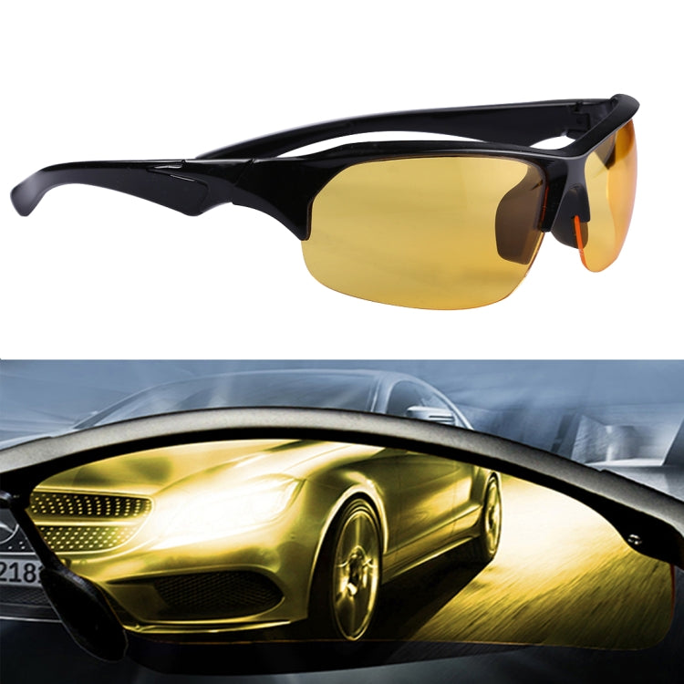 Yellow Lens Anti Glare Night Vision Glasses Safety Driver Sunglasses for Men / Women Default Title