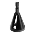 Chamfer Stainless Steel Deburring External Chamfer Tool Triangle Handle Six-slot Chamfer, Six-slot Chamfer (Black), Six-slot Chamfer (Silver) Six-slot Chamfer (Black) Black