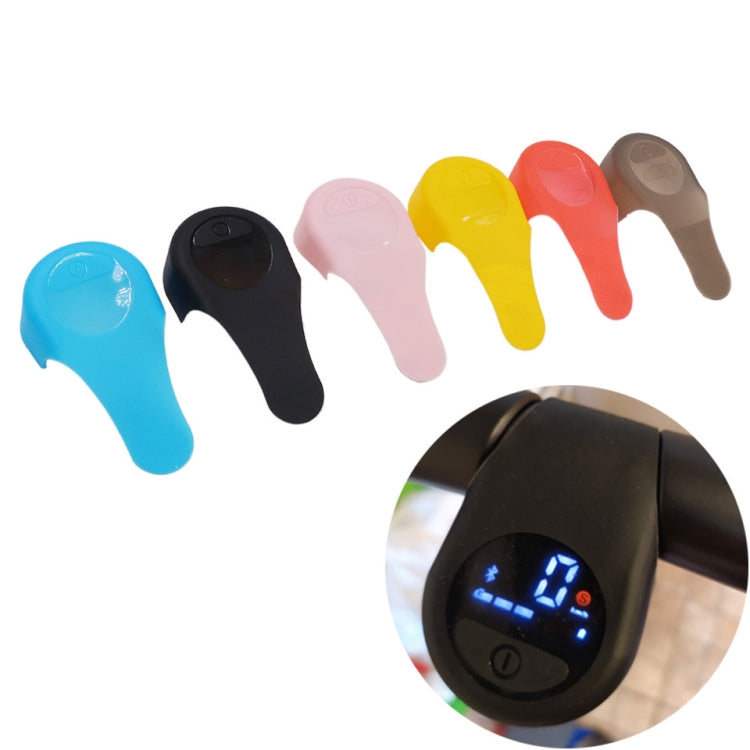 Electric Scooter Switch Panel Silicone Waterproof Protective Case for Ninebot ES1 / ES2 / ES4 Black
