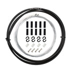 7 in 1 Universal PVC Bicycle Variable Speed Cable Tube Set, Universal Universal Black