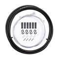 7 in 1 Cylindrical Head PVC Brake Cable Tube Set for Mountain Bike, Mountain Bike Mountain Bike Black