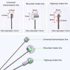 7 in 1 Mushroom Head PVC Brake Cable Tube Set for Road Bike, Road Bike