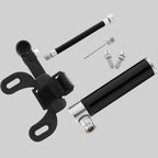 Manual Mini Portable Bicycle Aluminum Alloy Pump + Plastic glue-free tire patch + Tire lever, Inflator + Plastic glue-free tire patch + Tire lever Black, Inflator + Plastic glue-free tire patch + Tire lever Red