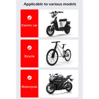 Multifunction 4 in 1 Phone Holder Bicycle Bell Cycling Lamp Flashlight, 4 in 1 Phone Holder